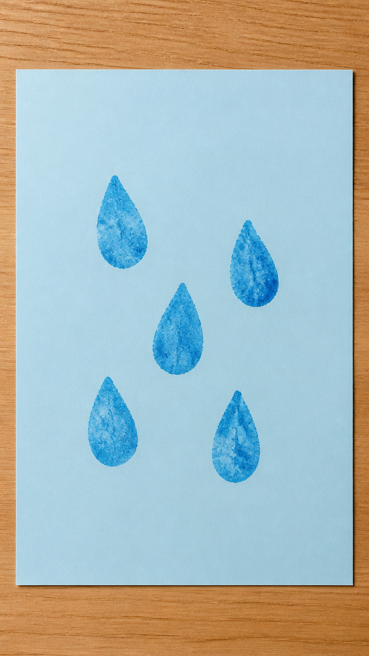 Raisin Print Raindrops