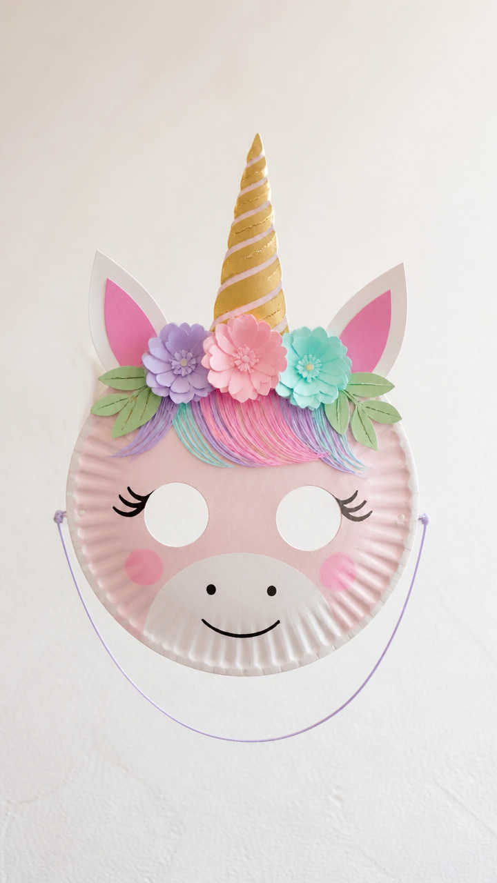 Unicorn Face Mask