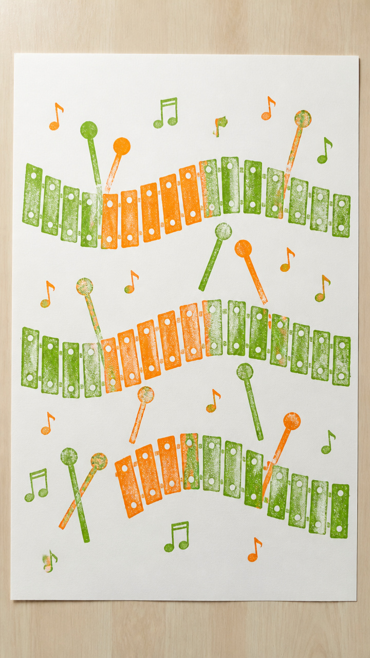 Xylophone Art Stamping
