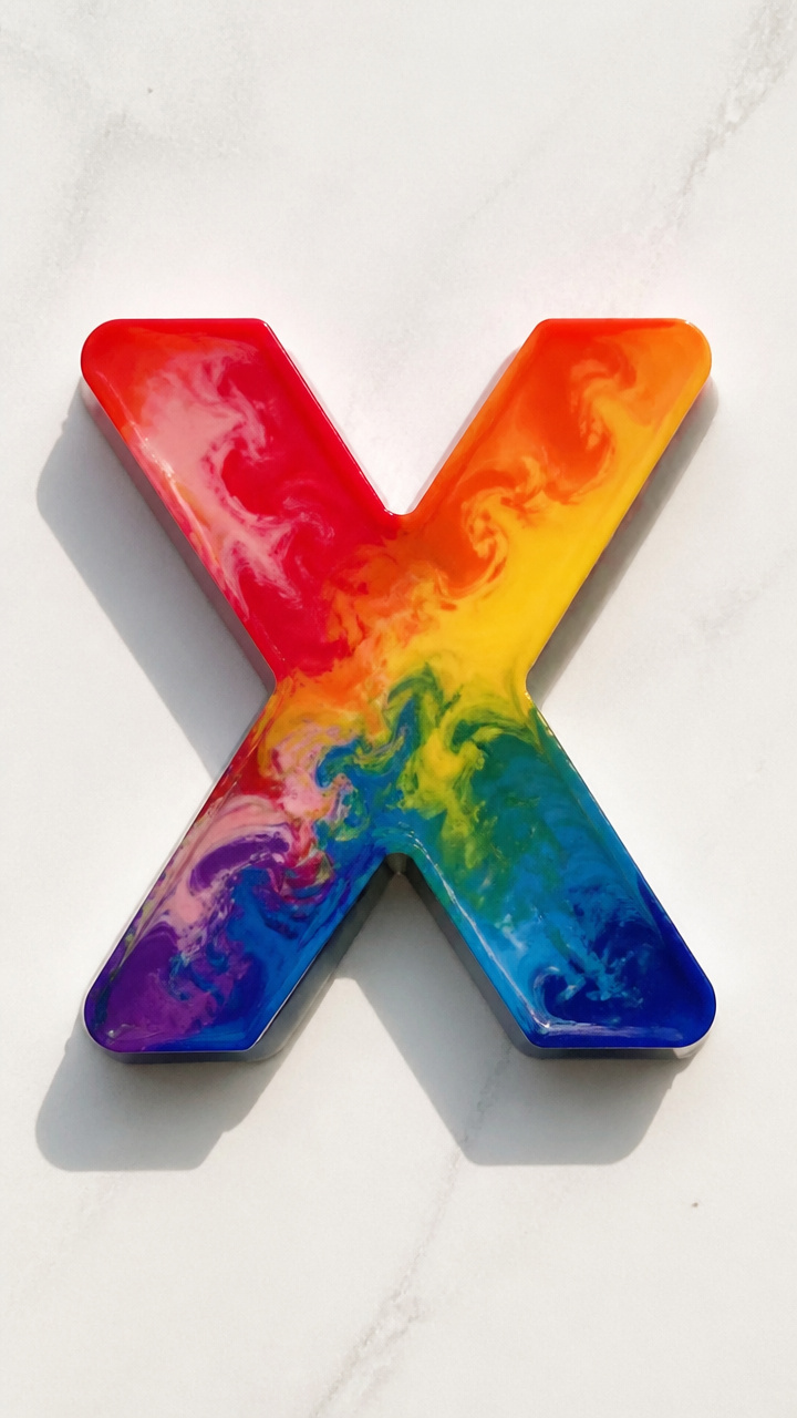 X-Shaped Crayon Melts