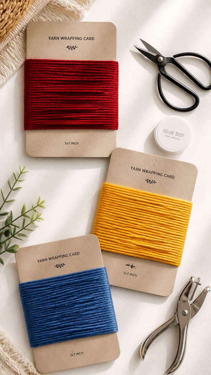 Yarn Wrapping Cards