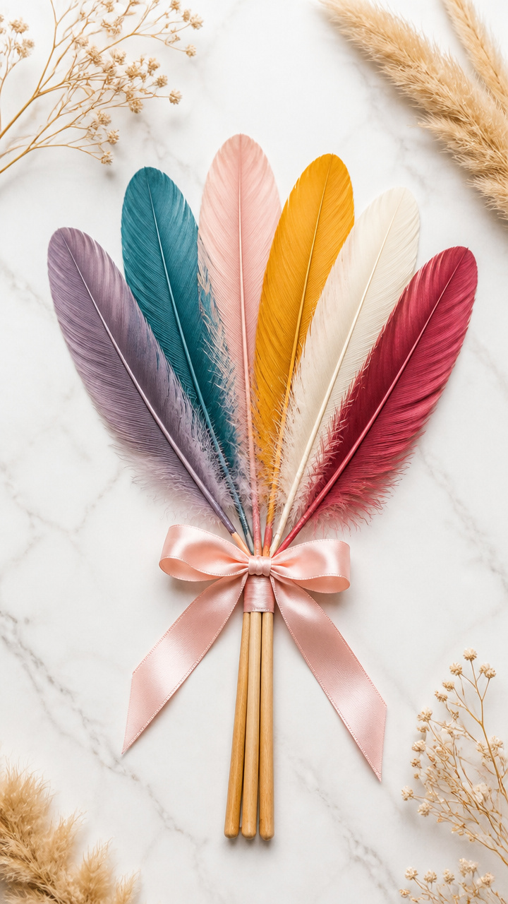 Feather Fan Wands