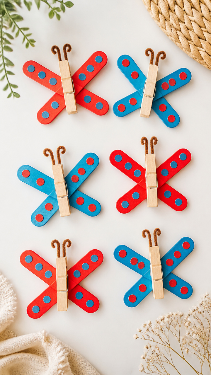Popsicle Stick Butterflies