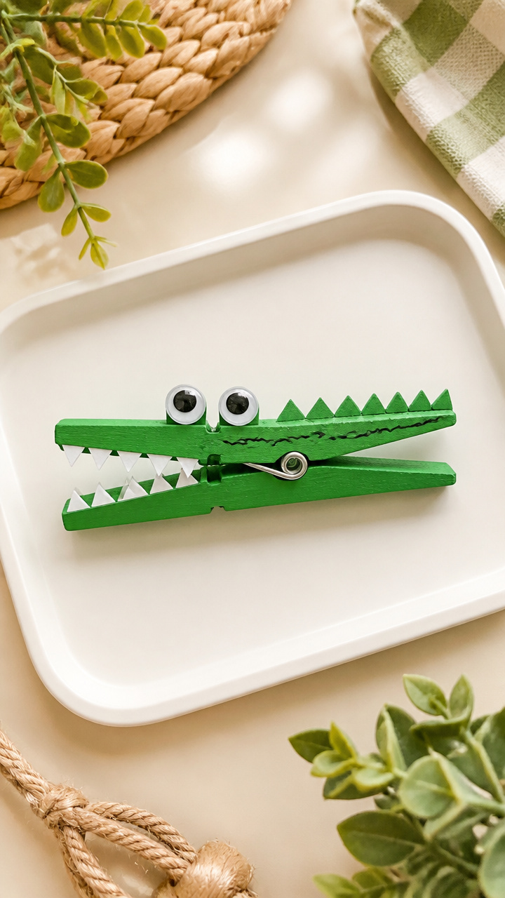 Clothespin Alligators
