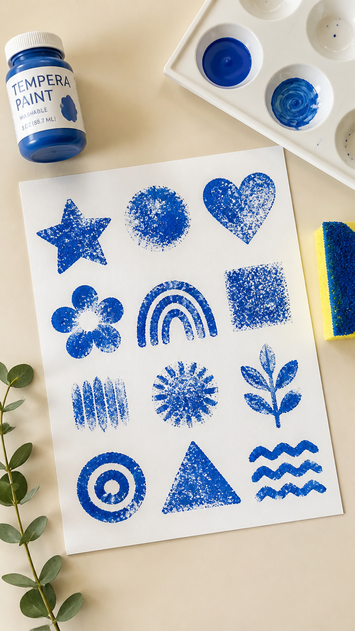 Sponge Shape Prints