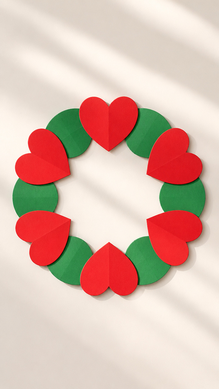H is for Heart Wreath