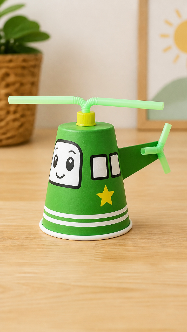 Helicopter Paper Cup Craft