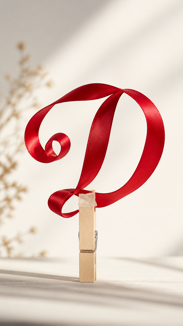 Dancing Ribbon D Swirls