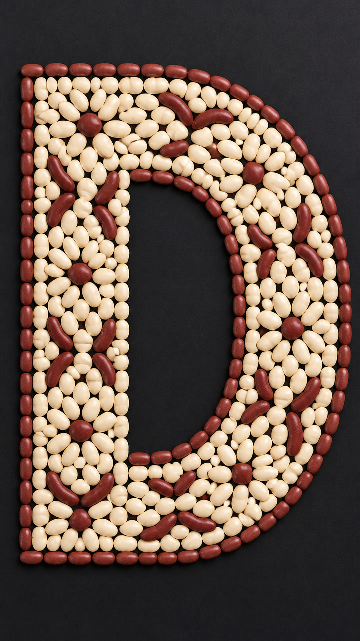 Dried Bean D Mosaic