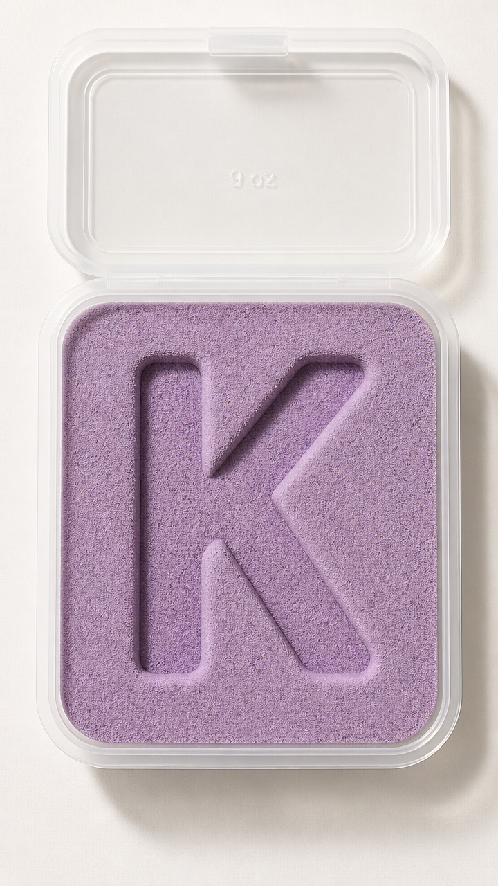 Kinetic Sand K Tracing Tray