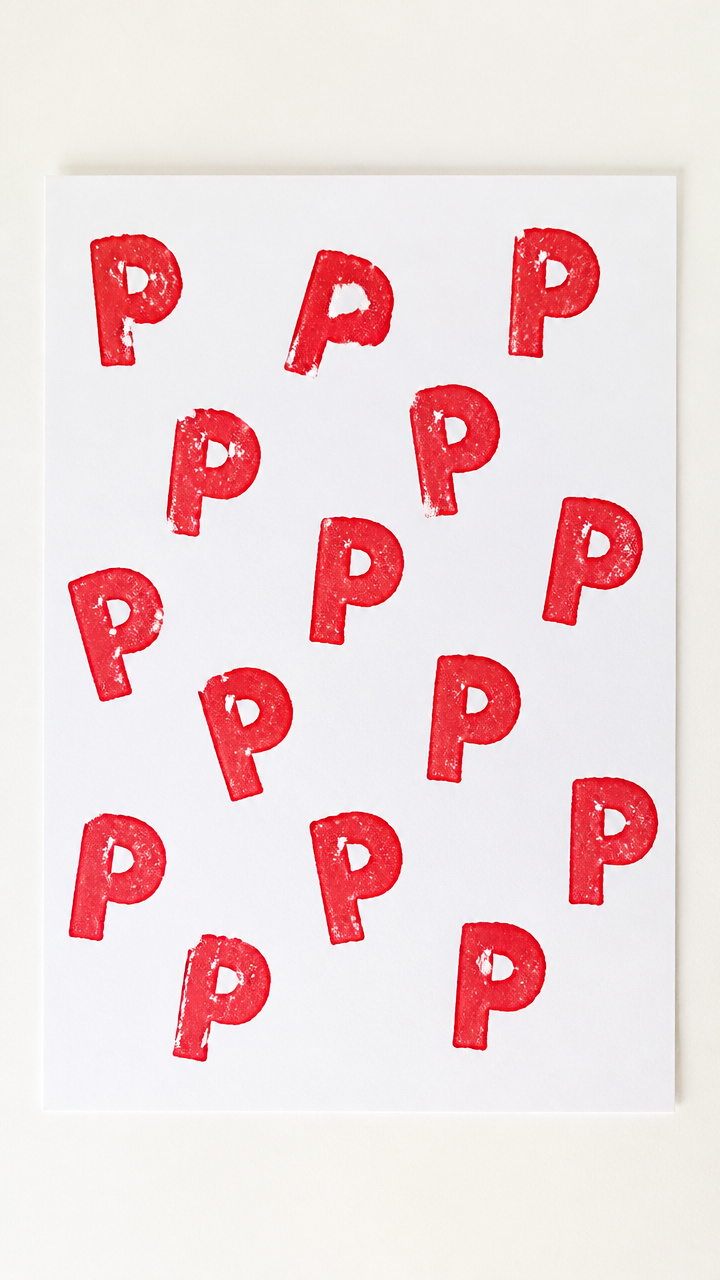 Painted Potato Stamps