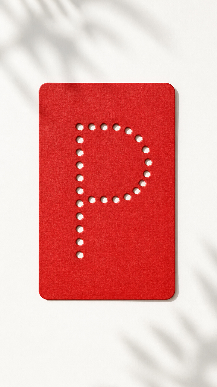 Punch Card Letter