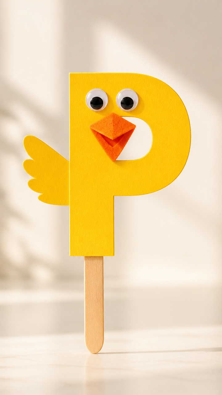 Popsicle Handle Puppet
