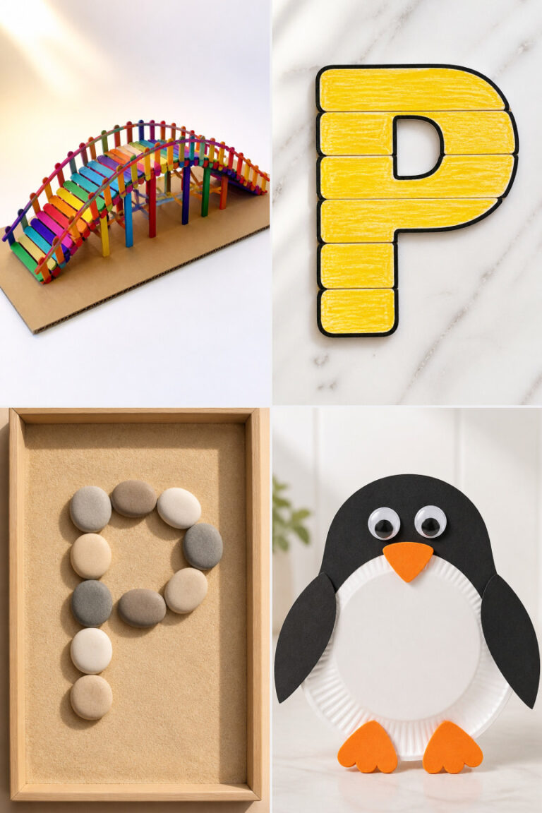 15 Creative Letter P Crafts for Preschoolers