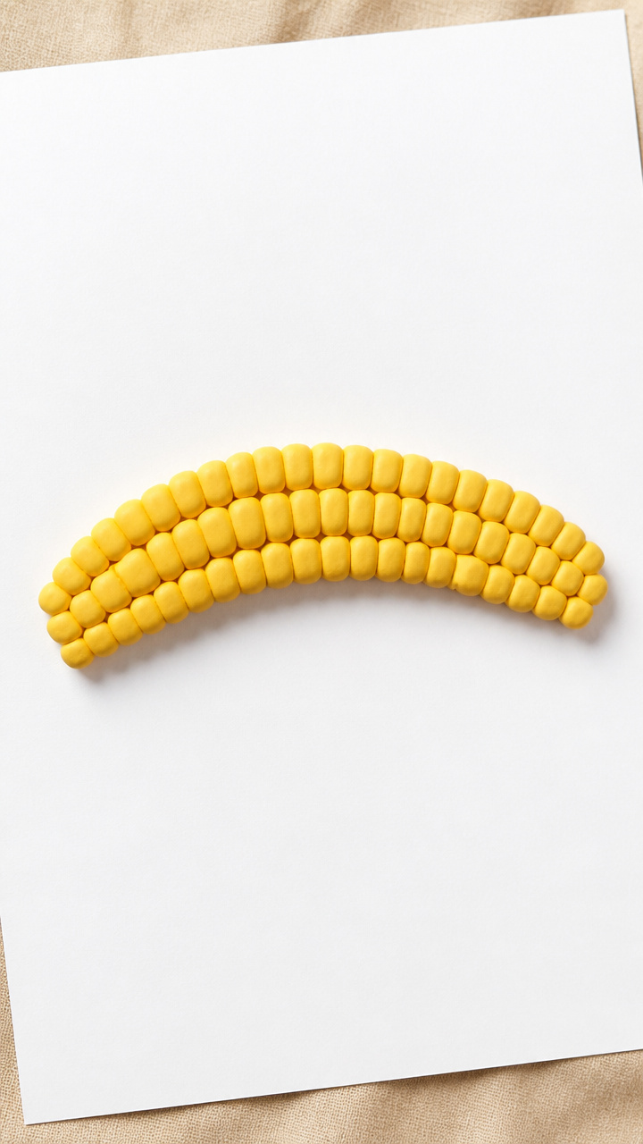 Clay Corn Kernel Art