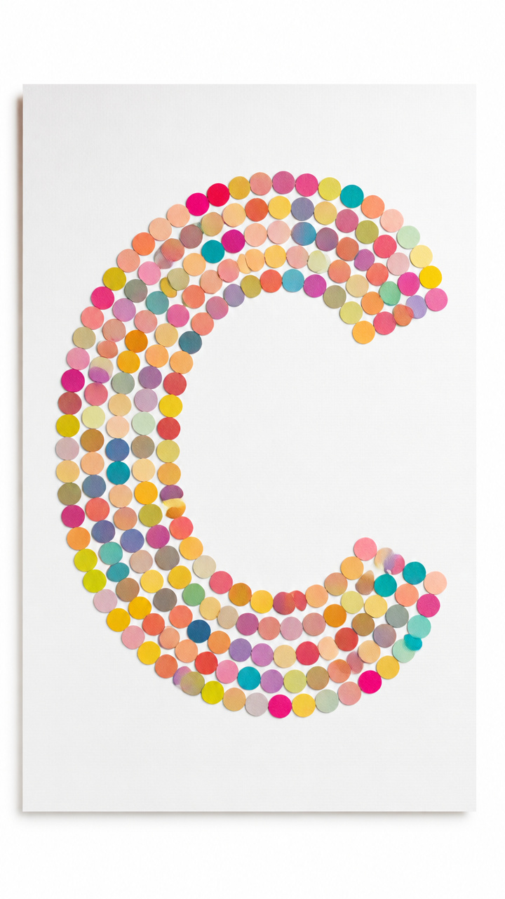 Colorful Confetti Collage
