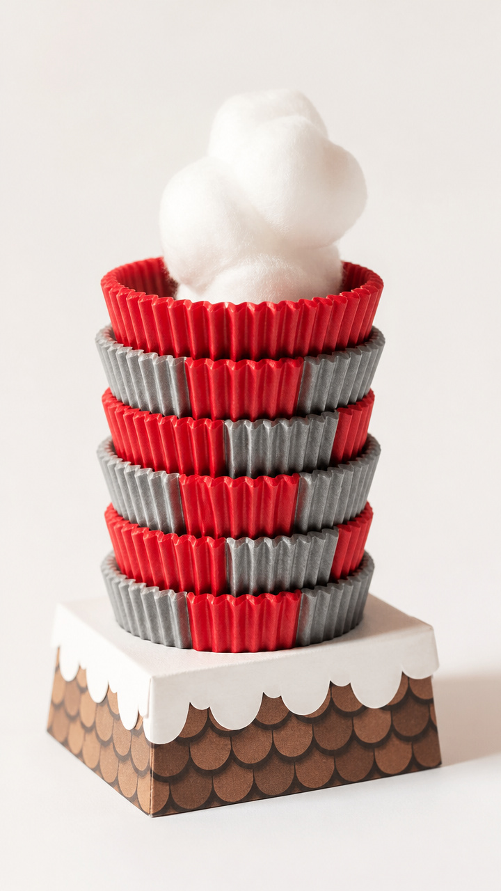 Cupcake Liner Chimney