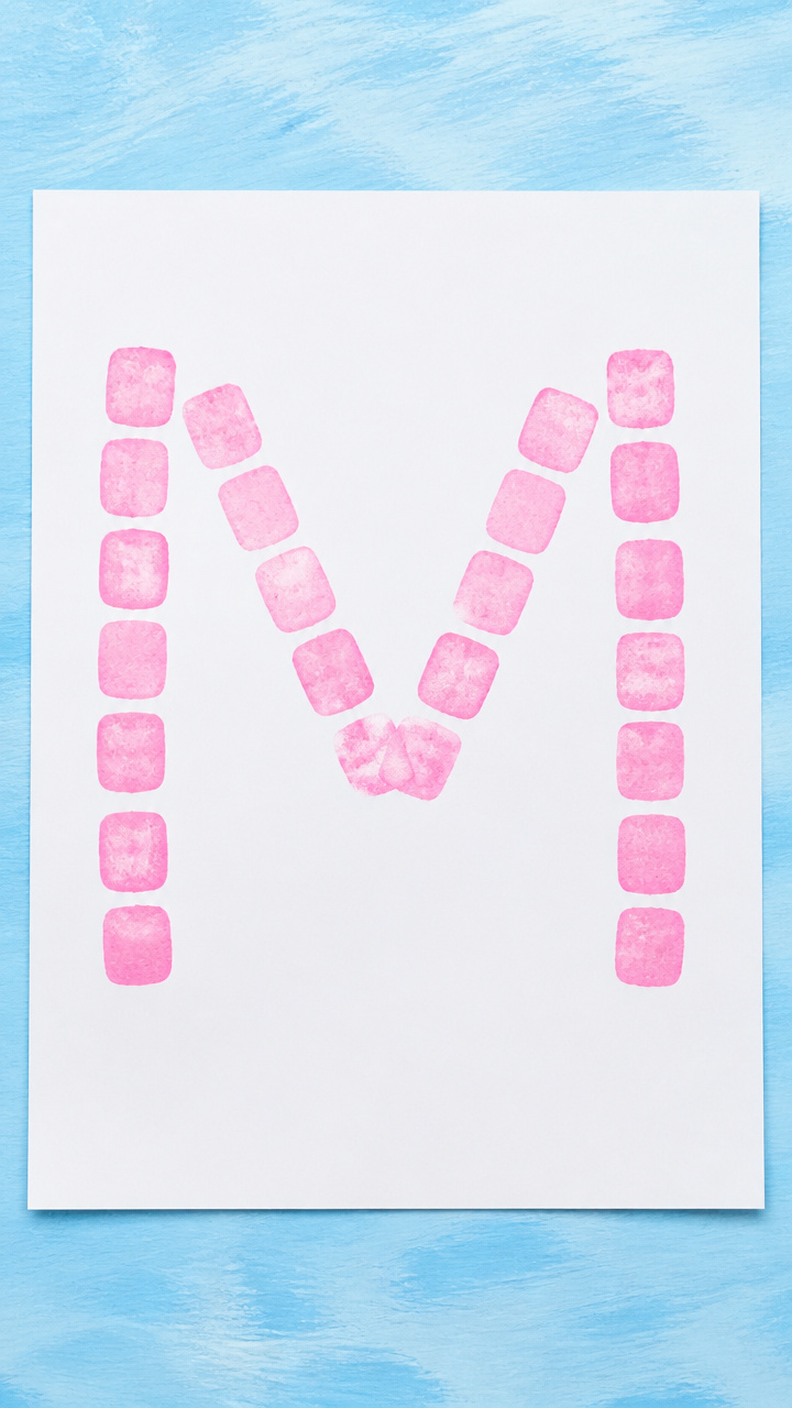 Mini Marshmallow M Print