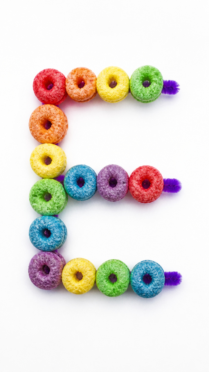 Edible Rainbow Cereal Es