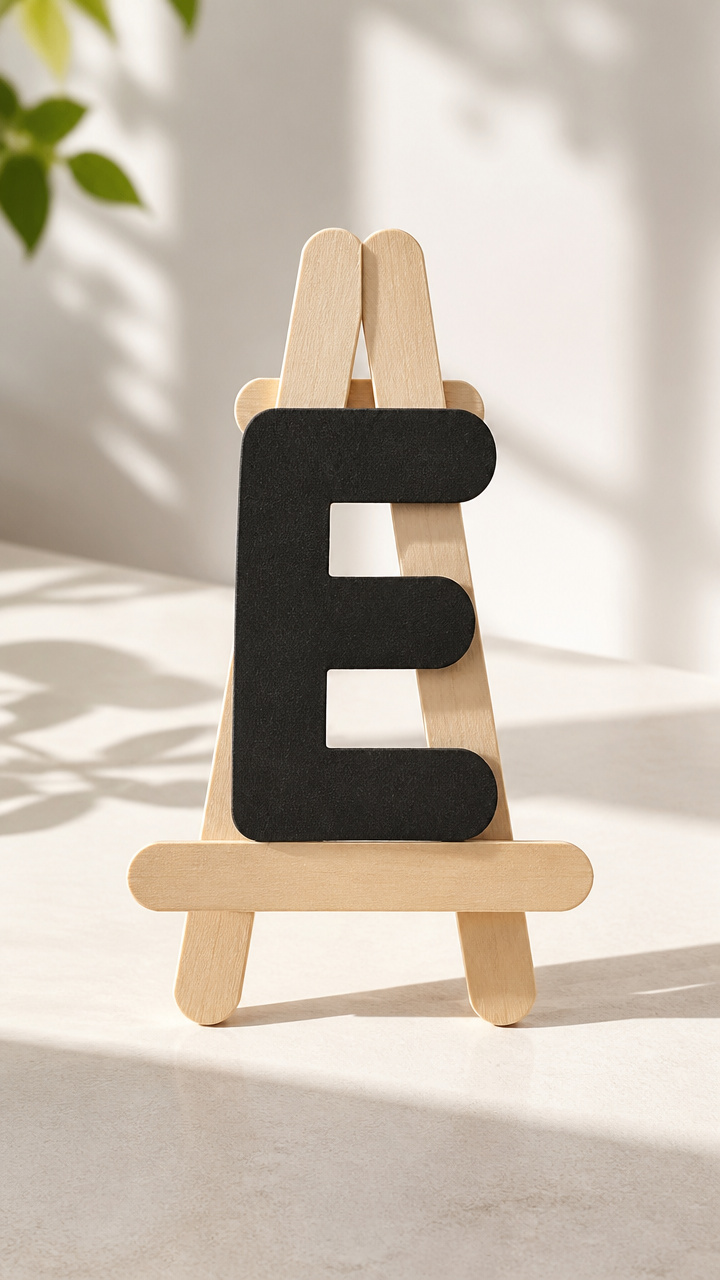 Easel Chalkboard Letters
