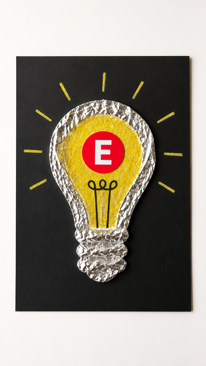 Edison Lightbulb Drawing