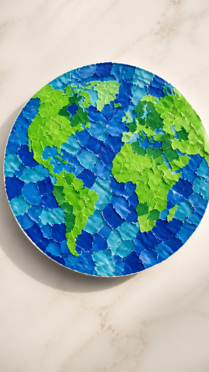 Earth Mosaic Tiles