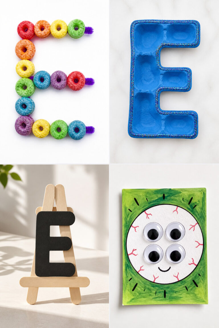 15 Easy Letter E Crafts for Preschoolers