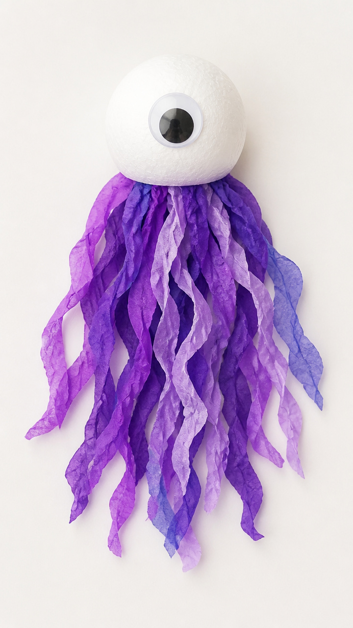 Jellyfish with Tissue Tentacles