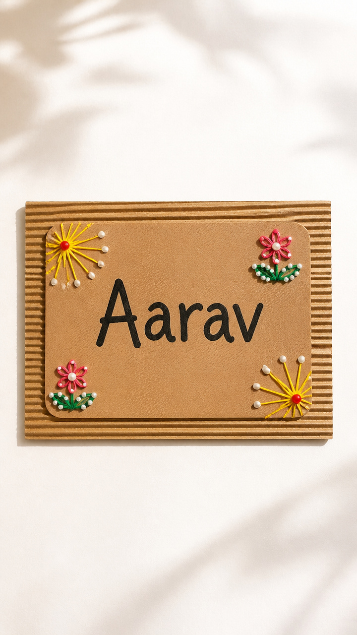 Nail Art Nameplate
