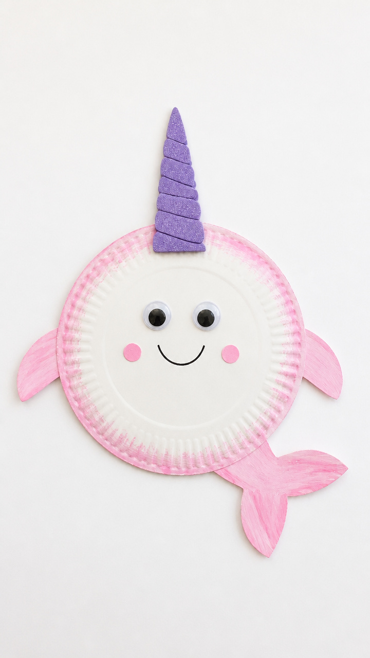 Narwhal Paper Plate