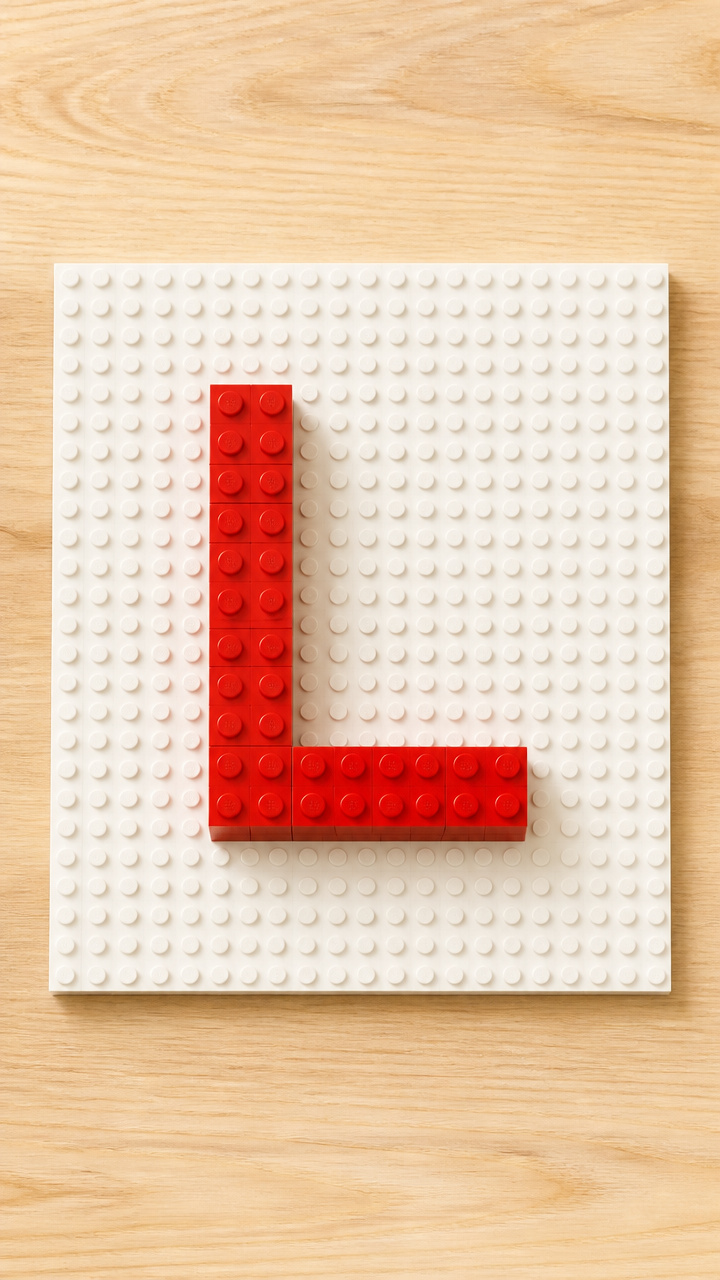 Lego Letter L Build