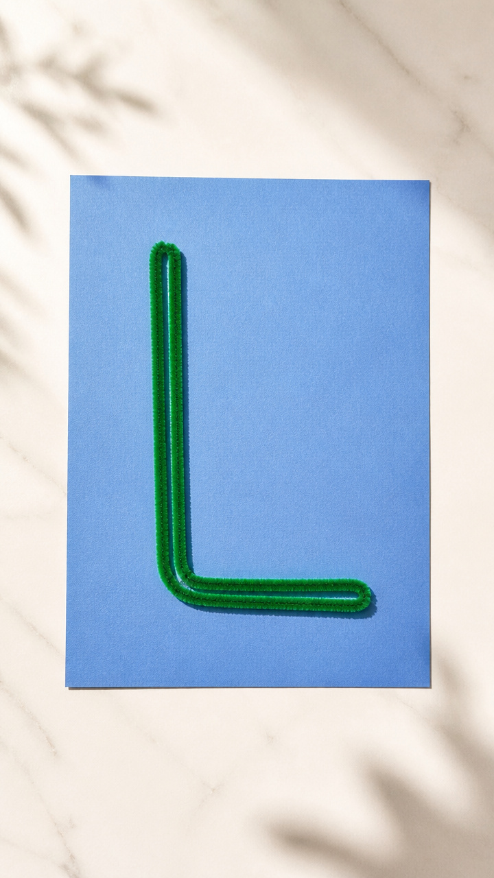 Pipe Cleaner Letter Bend