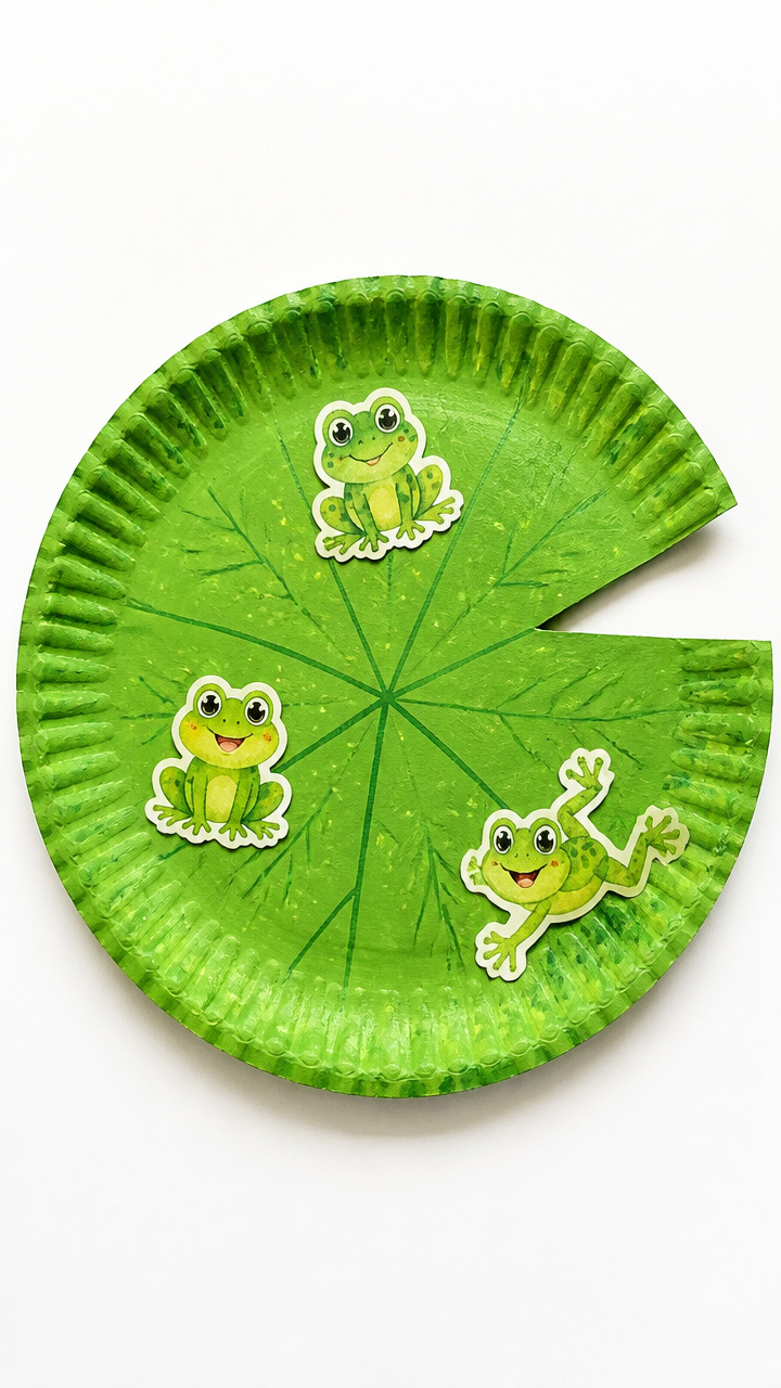 Lily Pad Paper Plate