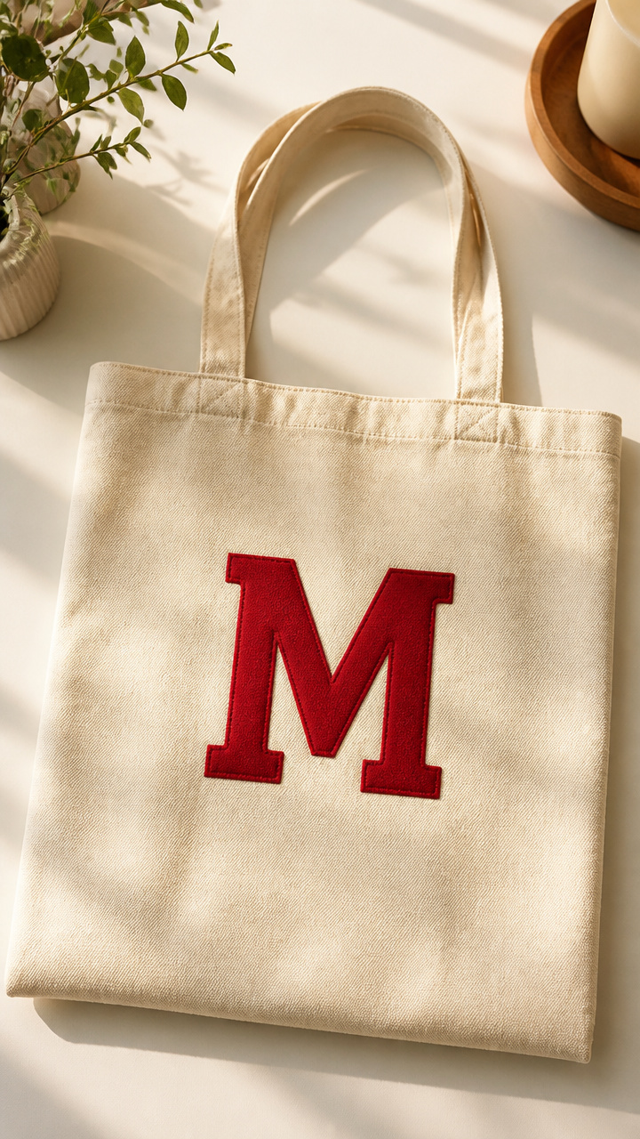 Iron-on Felt Initials