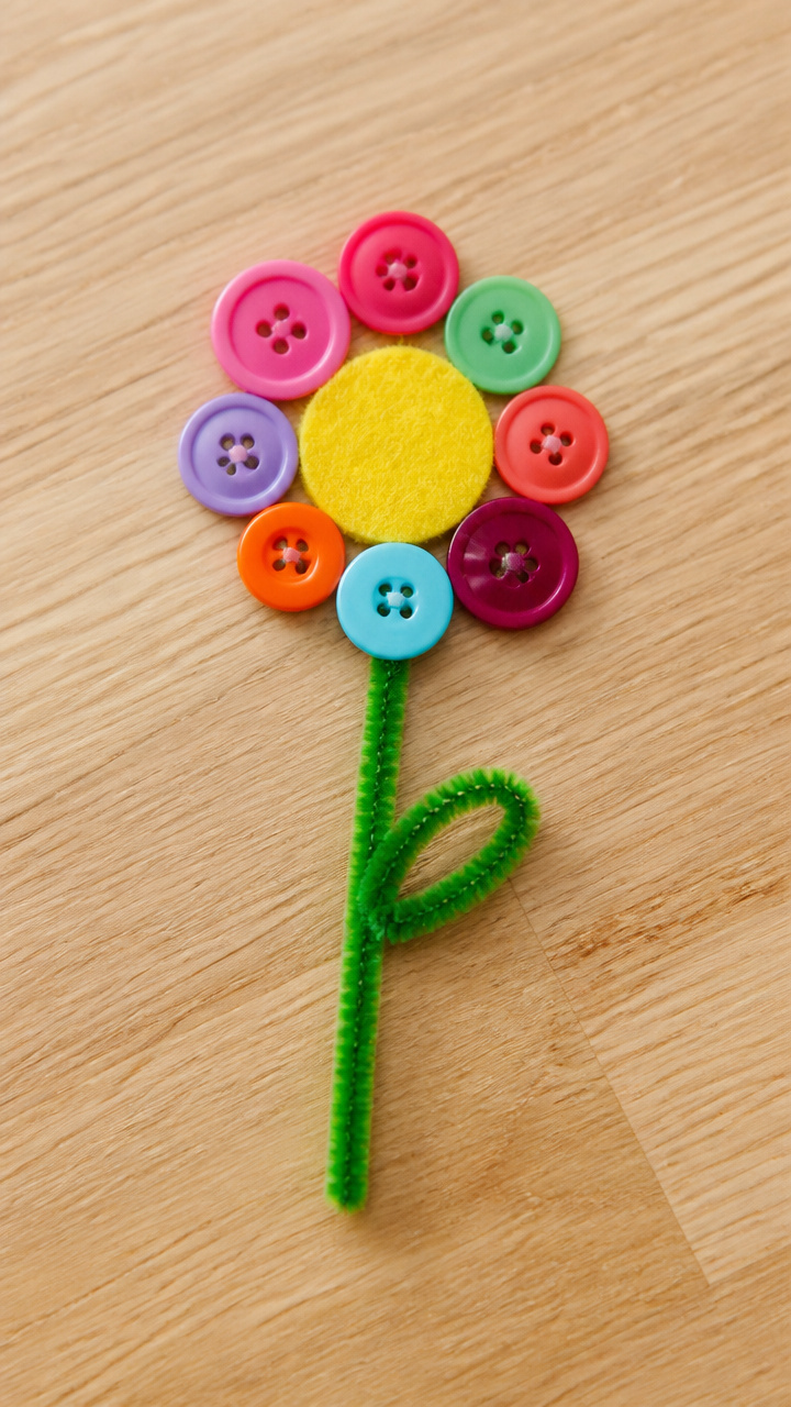Button Flowers