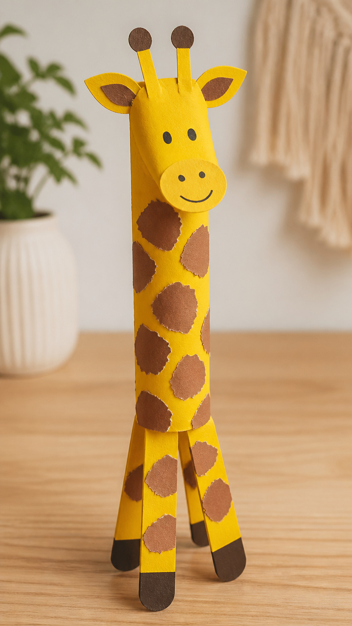 Cardboard Tube Giraffe
