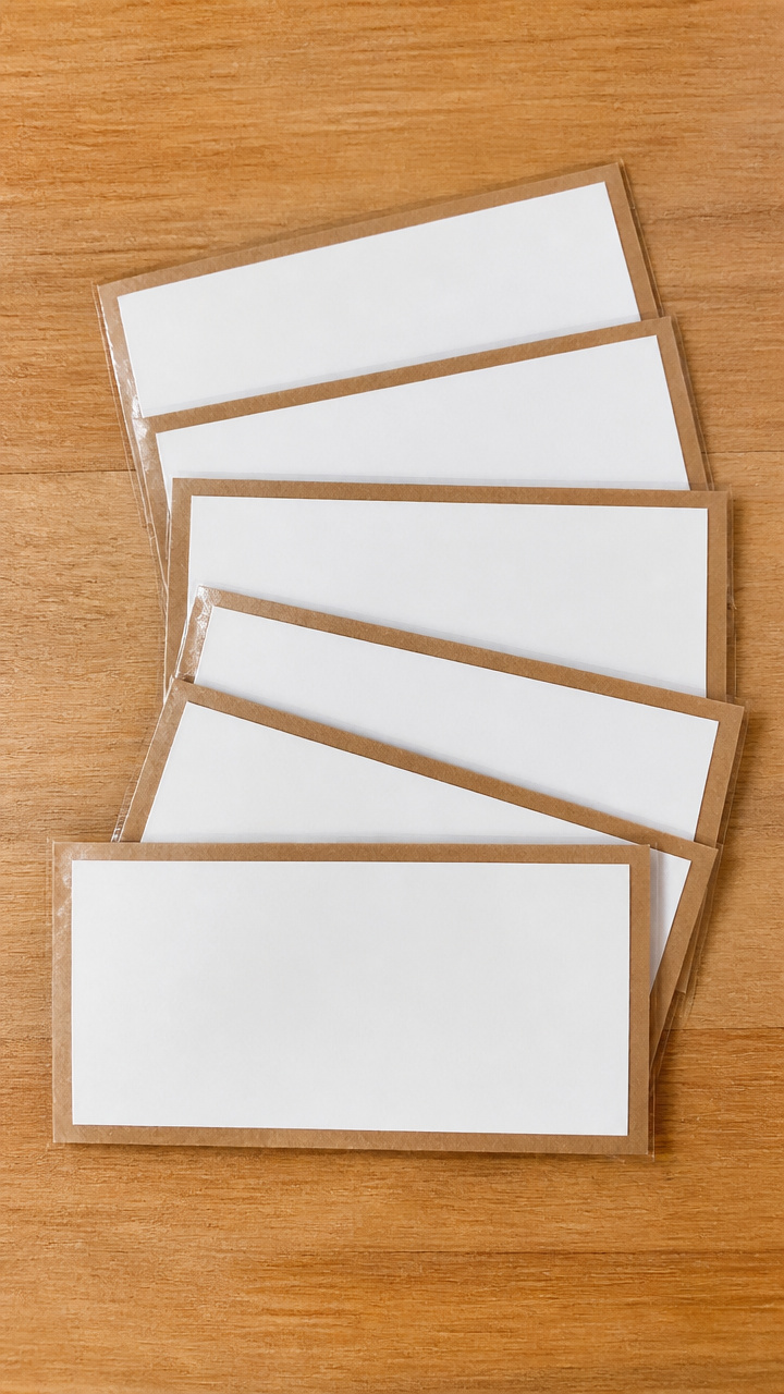 Cereal Box Folder Labels