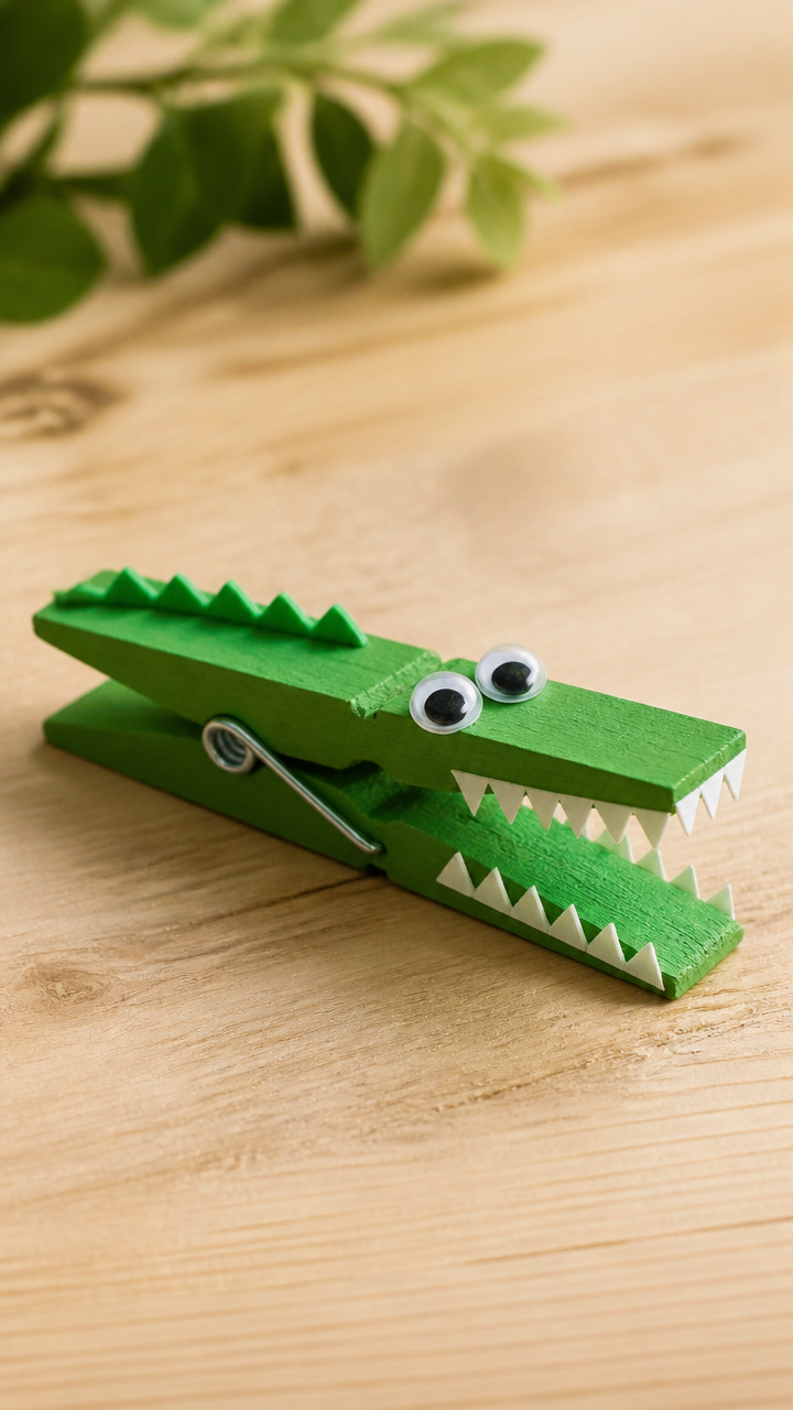 Clothespin Alligators