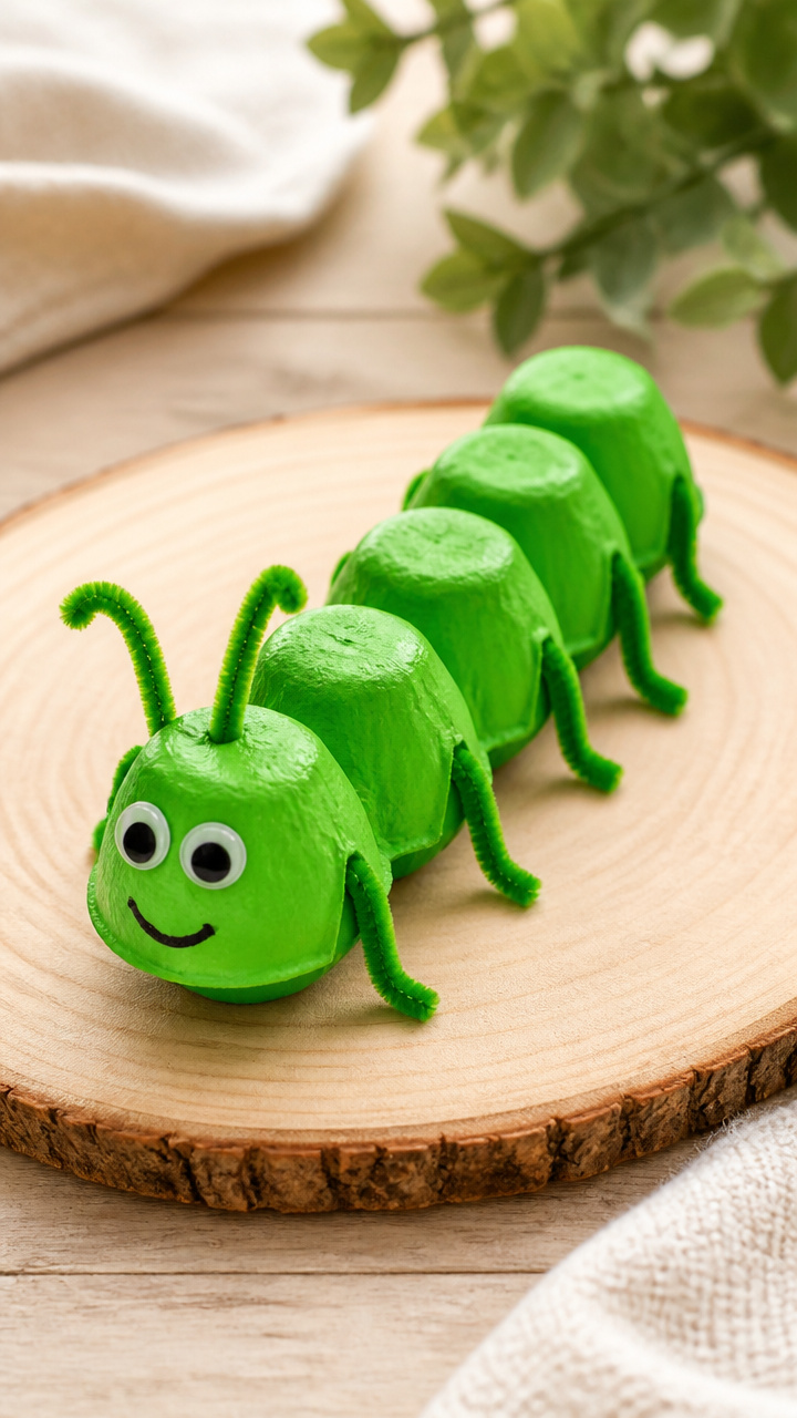 Egg Carton Caterpillar