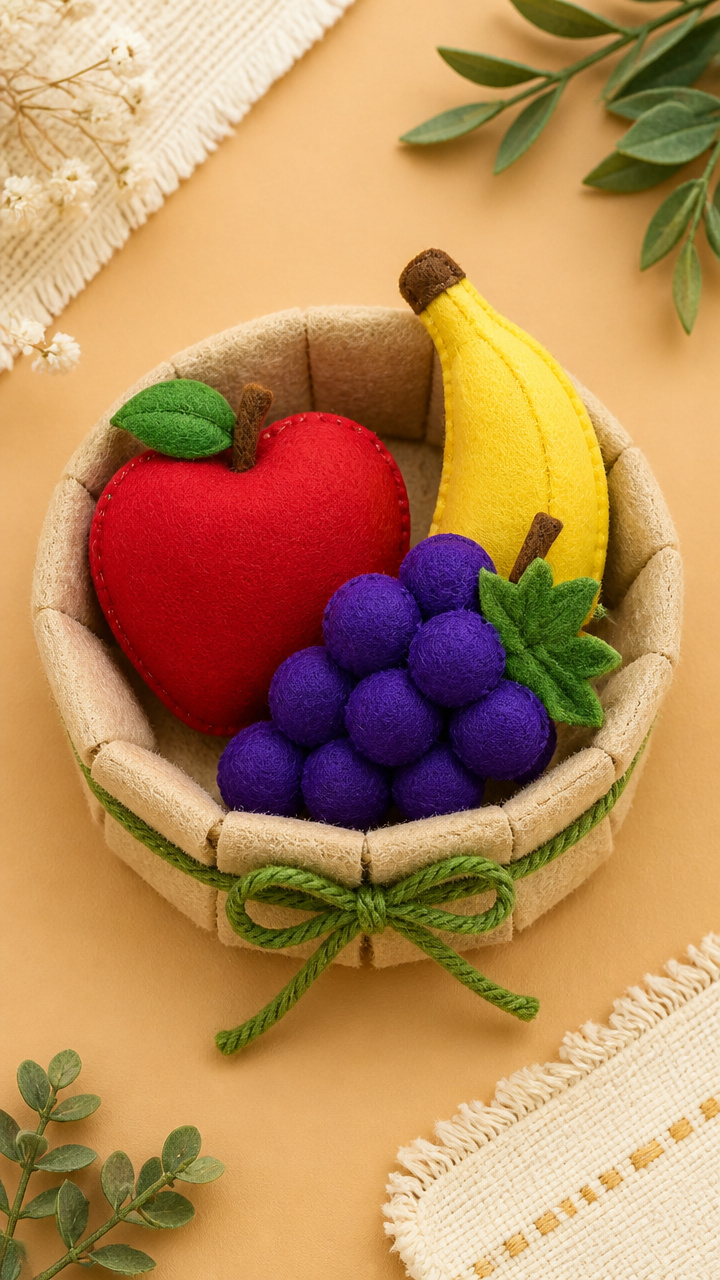 Felt Food Basket