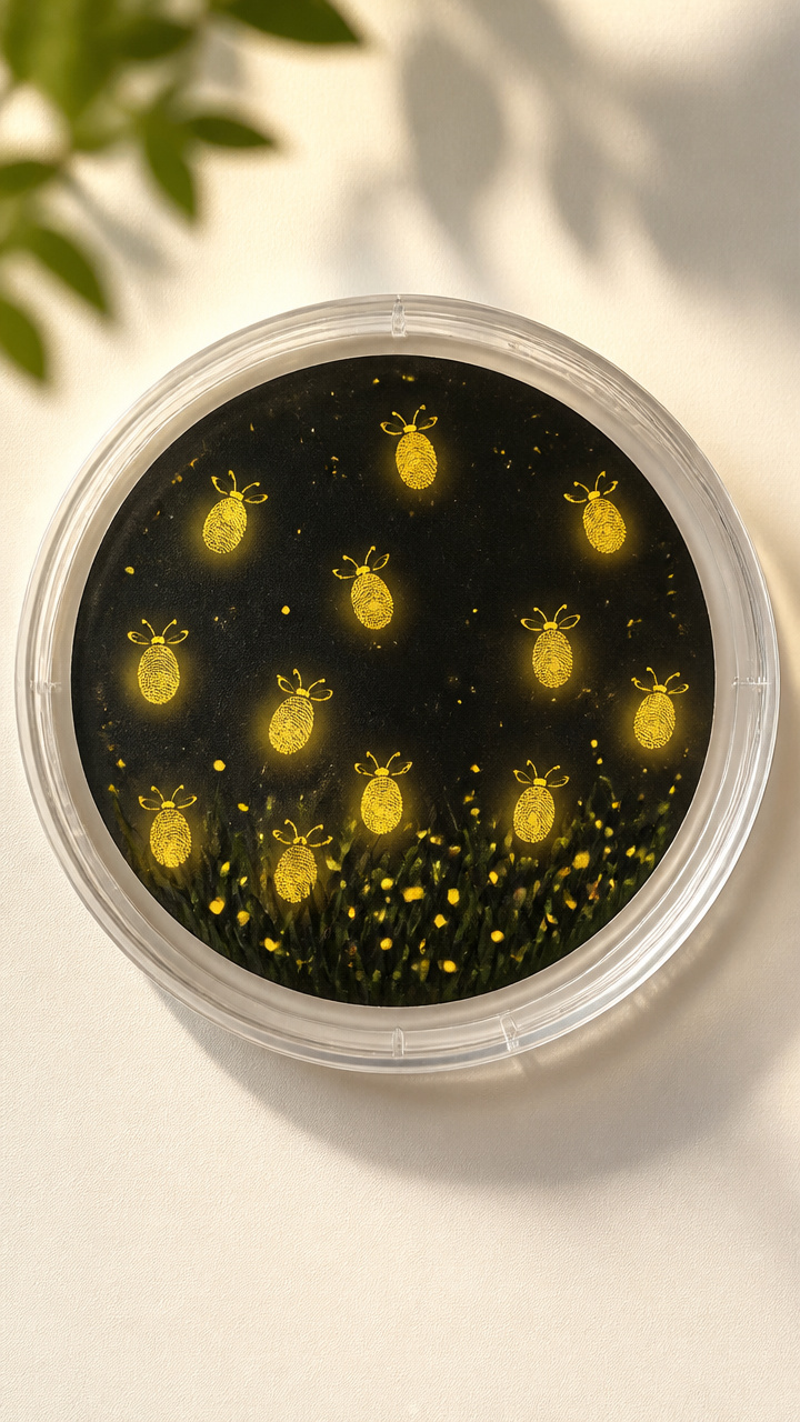 Fingerprint Fireflies in a Jar