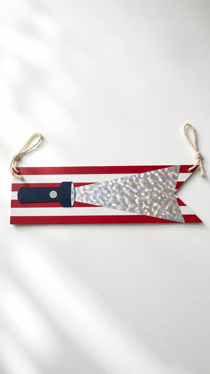 Flashlight Flag Banner