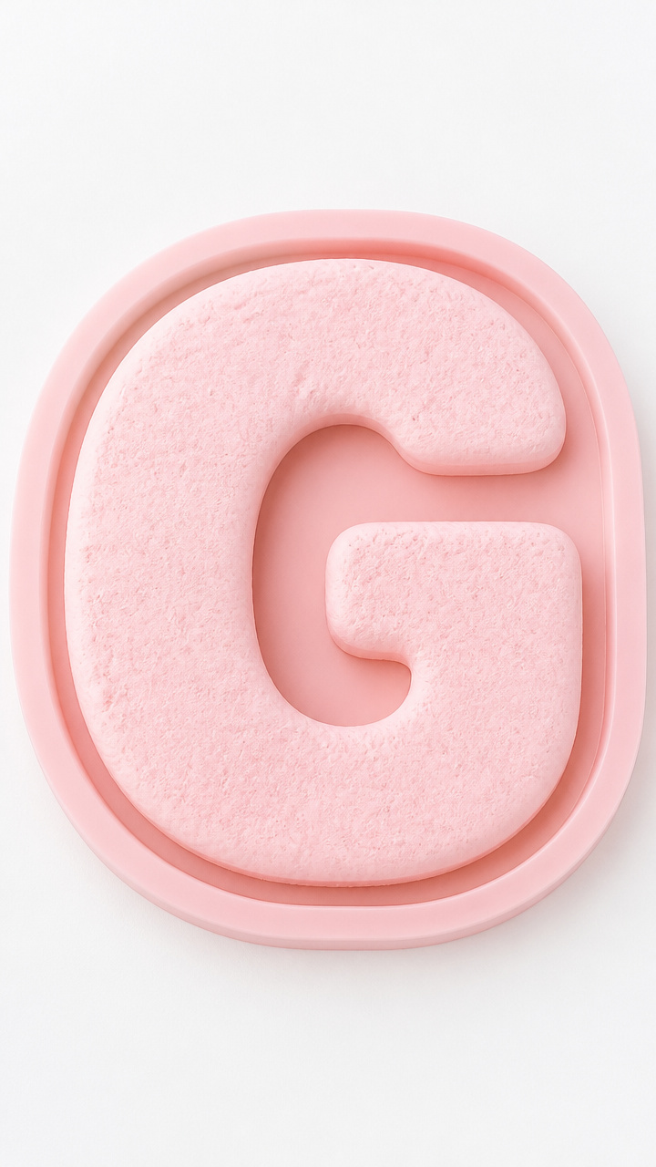 Gak and G Letter Mold