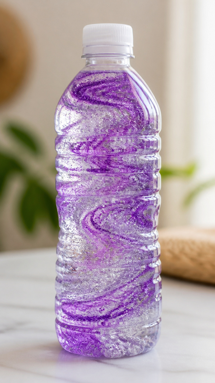 Glitter Glue Water Bottles