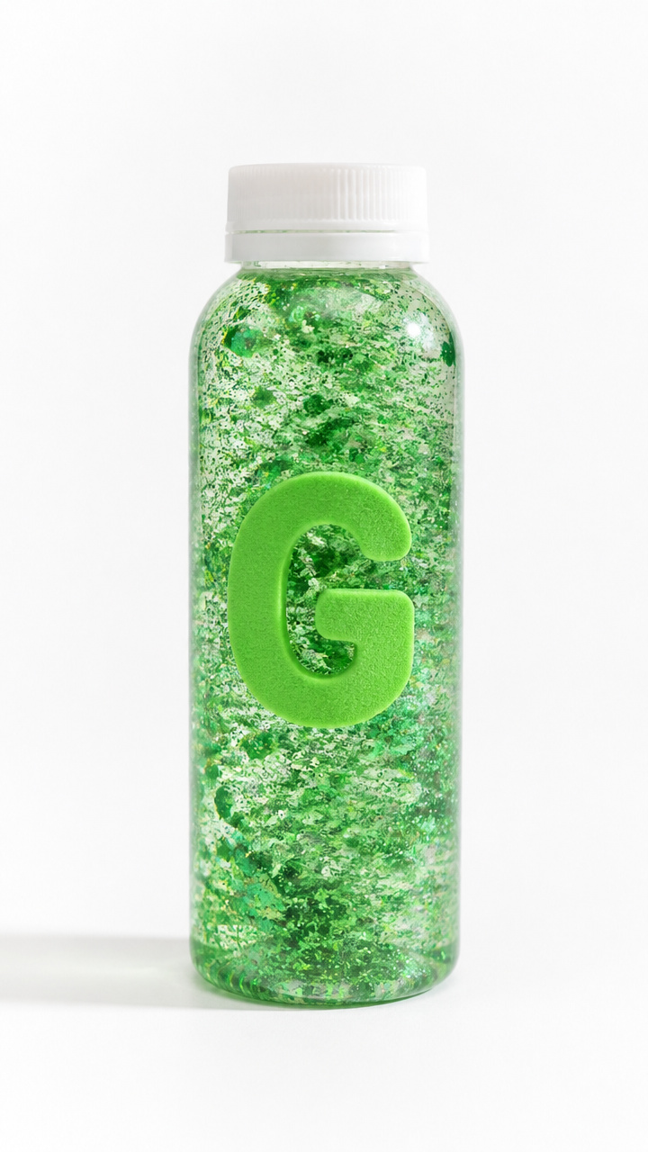 Glittery G Sensory Bottle