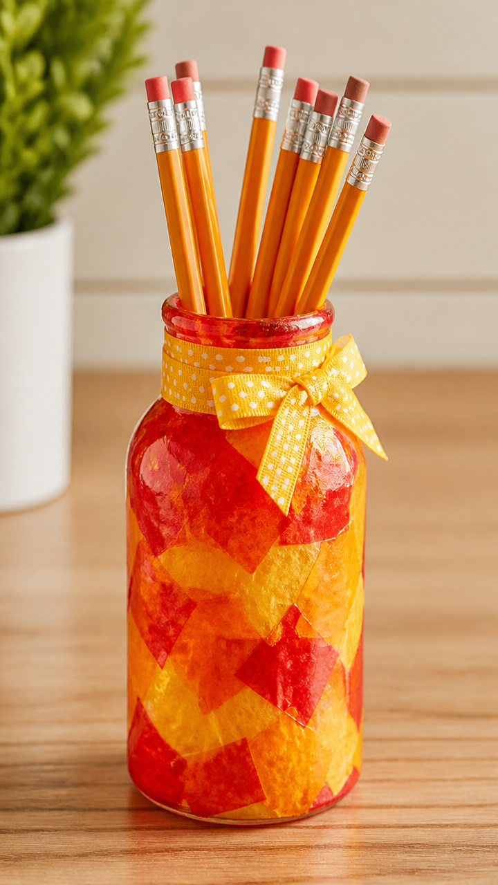 Glue Bottle Pencil Holders