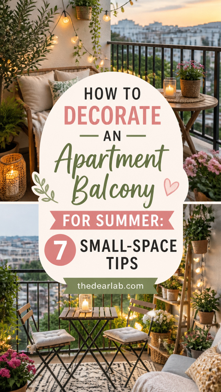 How to Decorate an Apartment Balcony for Summer: 7 Small-Space Tips