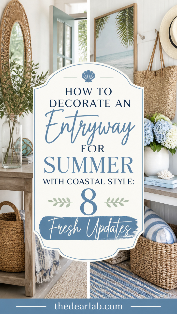 How to Decorate an Entryway for Summer With Coastal Style: 8 Fresh Updates