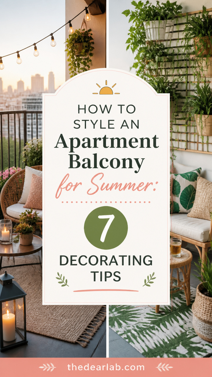 How to Style an Apartment Balcony for Summer: 7 Decorating Tips