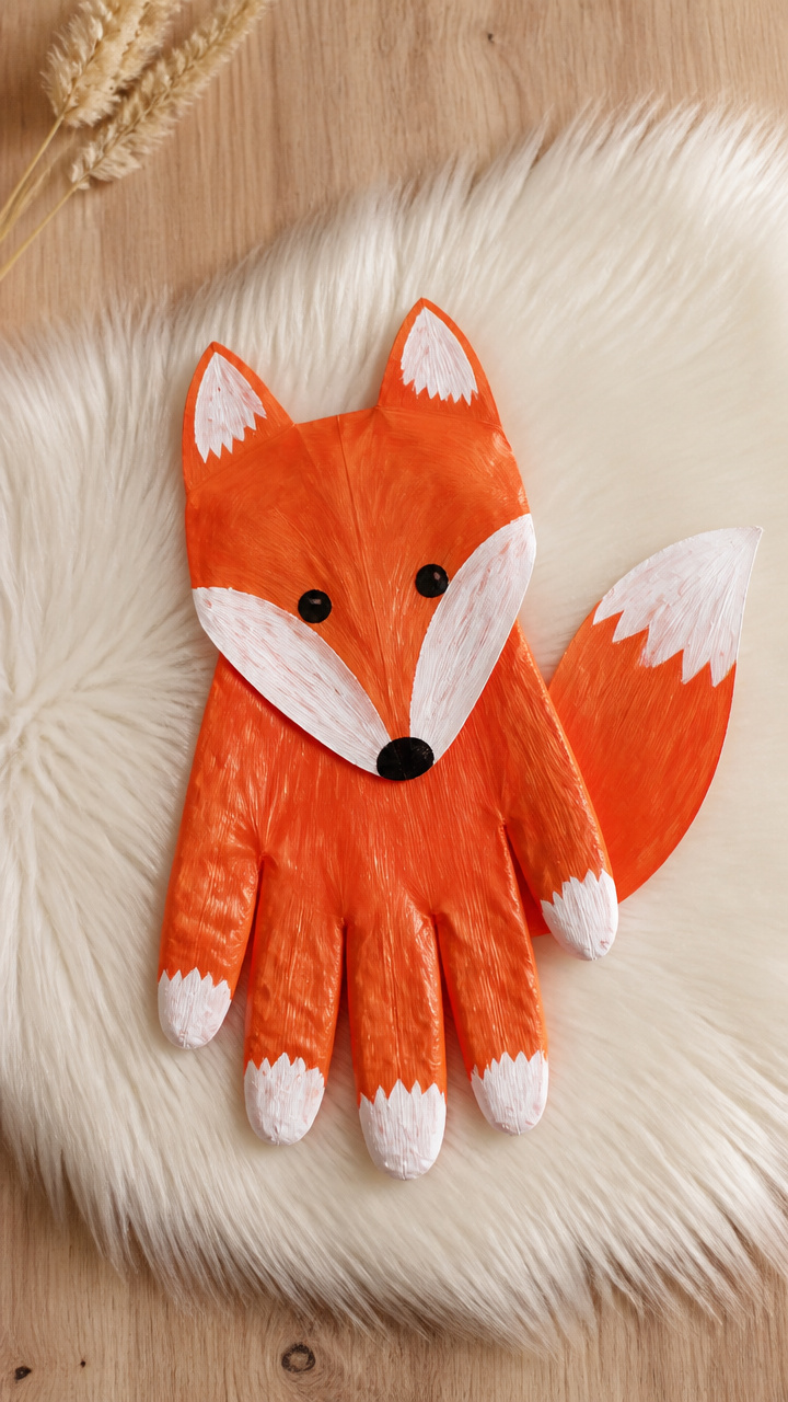 Mitten Fox Puppets